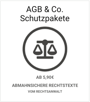 AGB Schutzpakete vom Rechtsanwalt