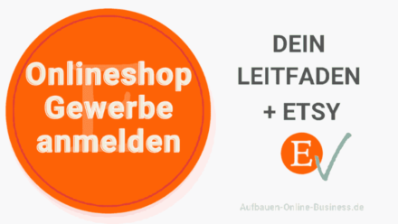 Onlineshop Gewerbe anmelden