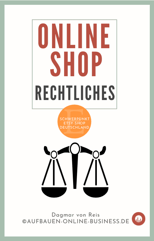 Rechtliches Einband Etsy Onlineshop